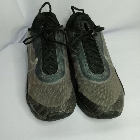 Nike air max 2090 black wolf grey clear plastic lace up athletic shoes sneakers - Picture 6 of 9